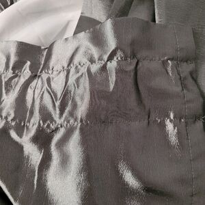 pocket style metallic gray curtains